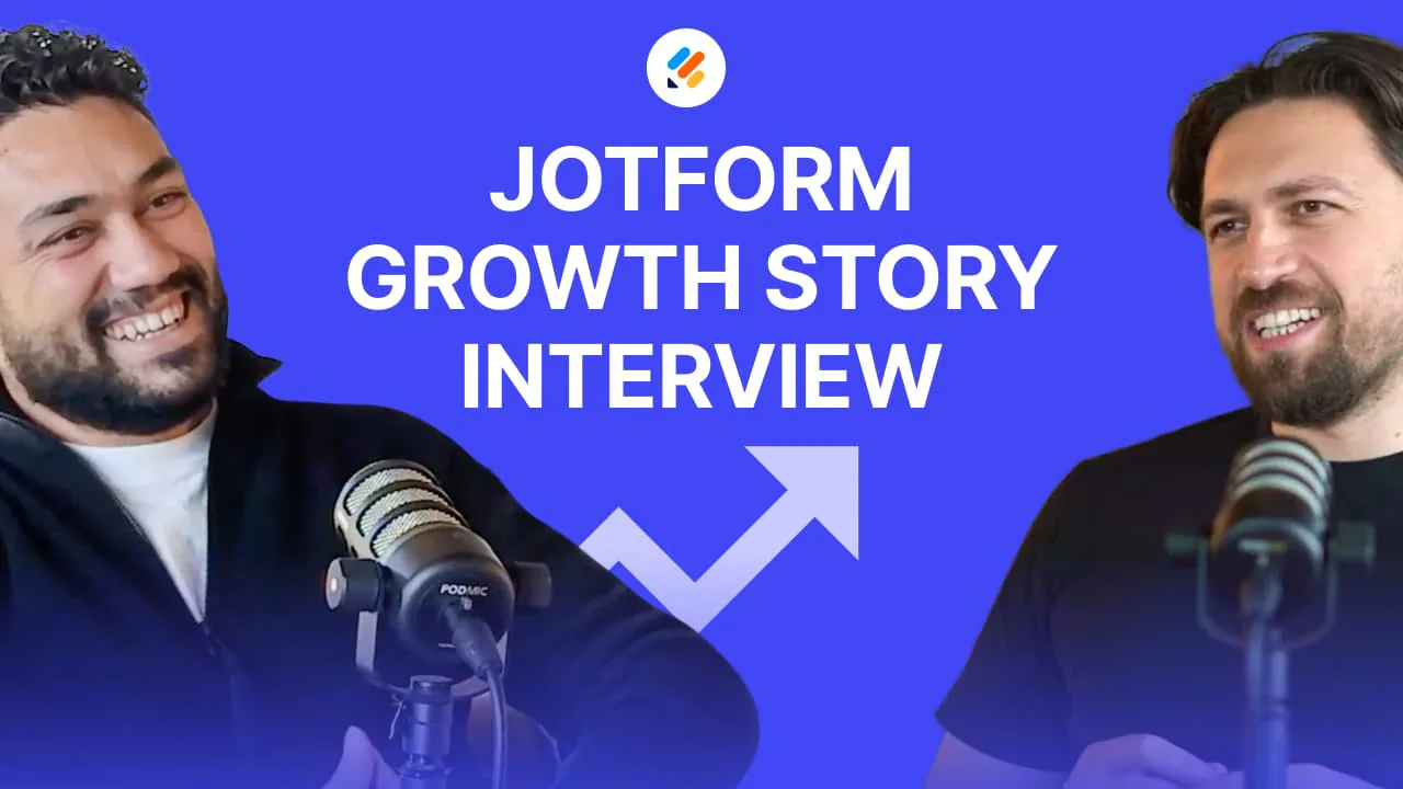 Jotform Growth Başkan Yardımcısı Evren Bayraktar ve Emre Elbeyoglu söyleşide