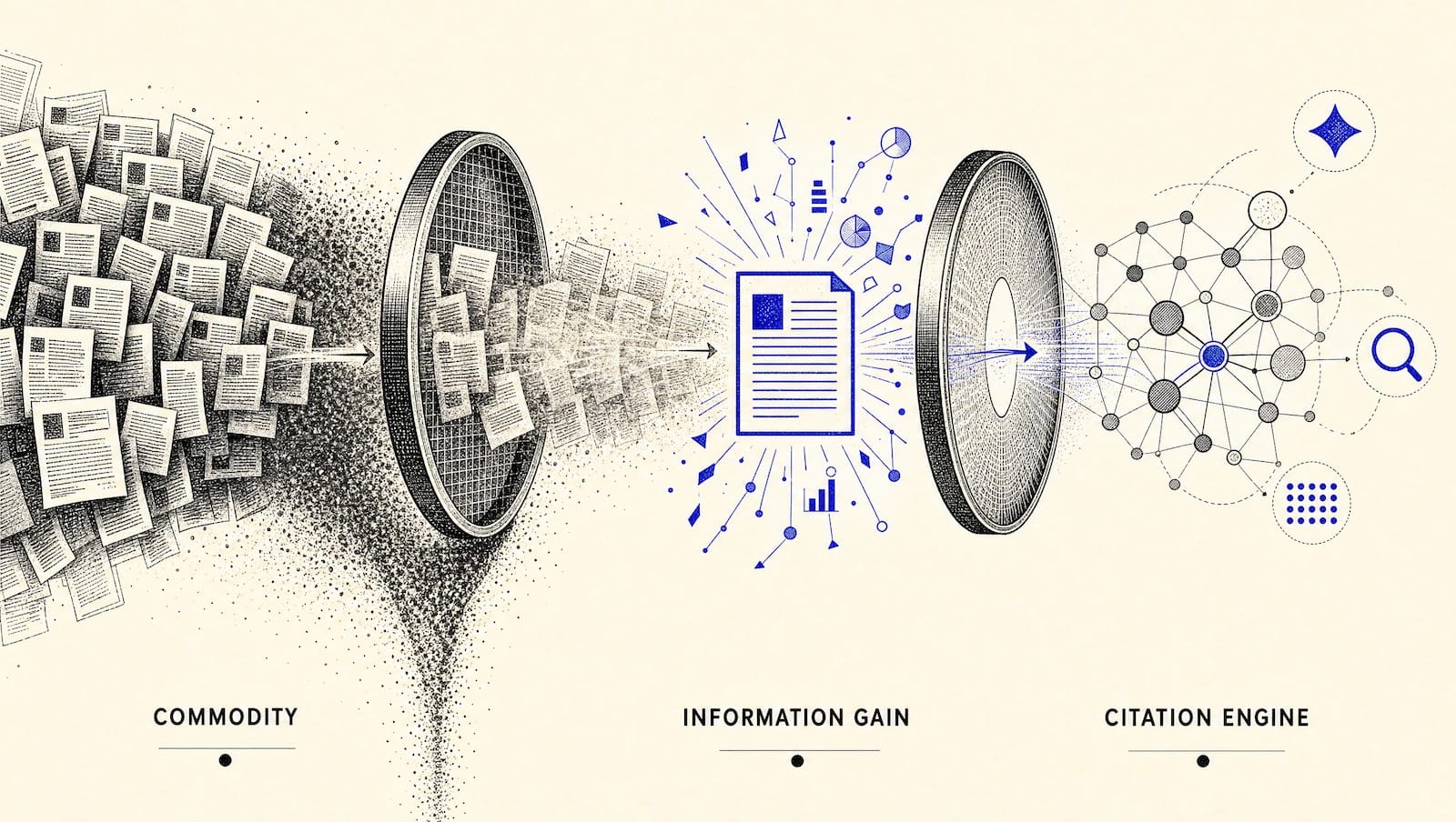 commodity - information gain and citation engine