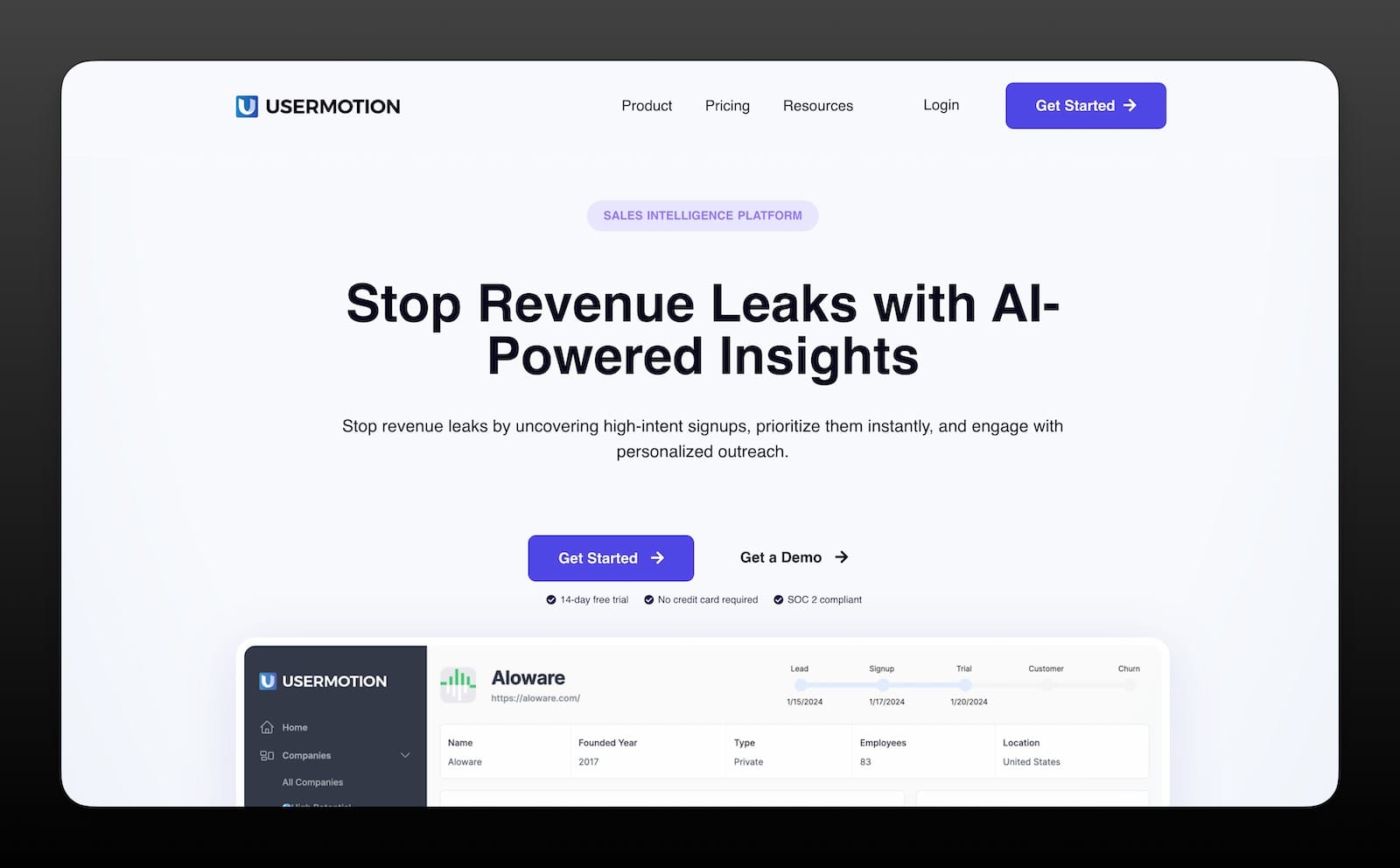 usermotion website