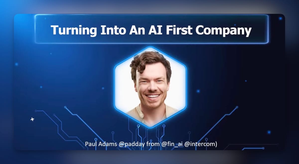 Intercom's CPO at SaaStr Explains Why Most SaaS Companies Won't Survive AI