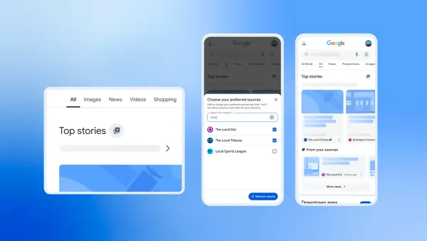 Google Just Put Preferred Sources Inside